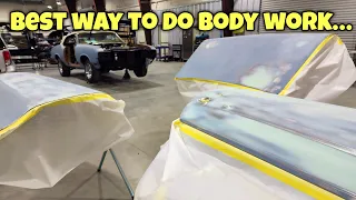 How to Apply Filler Over Epoxy Primer on a 1972 Cutlass