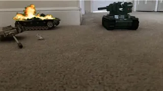 KV-2 Cobi / Lego stop motion Tank Battle animation