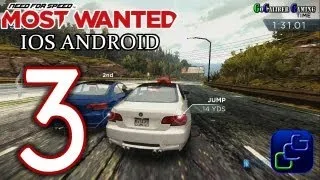 Need For Speed: Most Wanted IOS Android Walkthrough - Part 3 - Downtown, Cameron DR, Hallenbeck RD