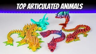 Top Articulated 3D Print Animals 3D print Timelapse Compilation On Creality Ender V2