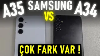 Samsung Galaxy A35 vs Galaxy A34 Karşılaştırma / ÇOK FARK VAR !