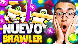 DESBLOQUEANDO y MAXEANDO al NUEVO BRAWLER *PEARL*🍪😋