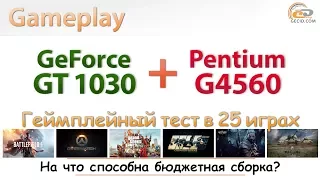 GeForce GT 1030 + Pentium G4560 + 8 ГБ DDR4-2133: играем на совсем бюджетной системе