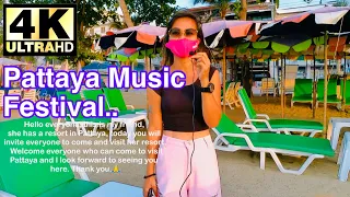 Pattaya Beach. It's going to happen. Pattaya Music festival in November.2021