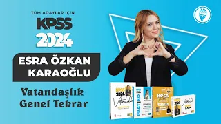 2) KPSS 2024 VATANDAŞLIK GENEL TEKRAR - HUKUKUN TEMEL KAVRAMLARI II  - Esra Özkan Karaoğlu