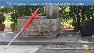 Al cimitero di Milano torna il saluto romano