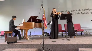 The Old Rugged Cross violin duet
