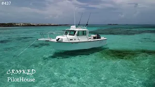 Cooking and Dining with the Captain of the Crooked PilotHouse Boat trip Miami to Bimini Bahamas