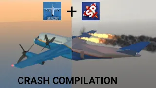 Turboprop FS crashes in SimplePlanes (🤯) | Crash compilation