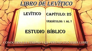 LEVÍTICO CAPÍTULO 25  ESTUDIO BIBLICO