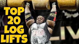 Top 20 HEAVIEST Log Lifts in Strongman History