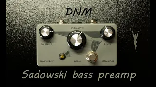 Sadowski bass preamp (but it's also a bass cover of Flowers by Miley Cyrus)