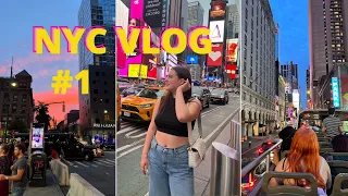 NYC VLOG #1: первый день в Нью-Йорке и ночной Манхэттен