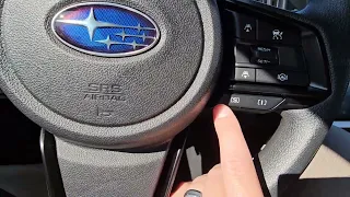 2024 Subaru Crosstrek Premium with moonroof how to and walk through video.