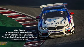 Mike Skeen: IMSA Onboard Highlights BimmerWorld M4 At Laguna Seca