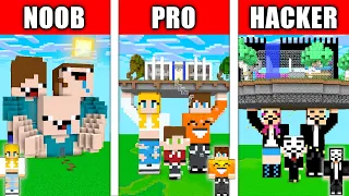 STATUA NOOB vs PRO vs HACKER w Minecraft!