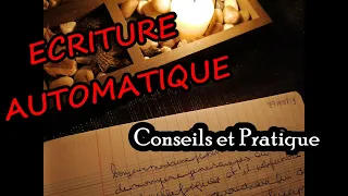 L'ECRITURE AUTOMATIQUE ***  EN 12 MINUTES  ***  FABIENNE - MEDIUM ECRIVAIN ***