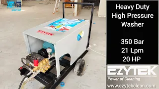 Heavy Duty High Pressure - Water Jet Cleaning Machine for industrial use - www.ezytekclean.com