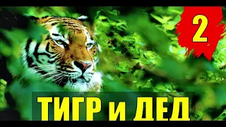 ТИГР и ДЕД СТО ЛЕТ ЗИМОВЬЕ ЛЕСНАЯ ИЗБА СЛУЧАЙ НА ТРОПЕ В ТАЙГЕ ЗАПОВЕДНИК ОТШЕЛЬНИКИ В ЛЕСУ 2