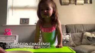 2 year old chocolate temptation challenge