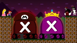 Can Mario and Peach Press Ultimate MX vs PX Switch in New Super Mario Bros.Wii?