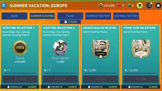 Summer Vacation : Europe - Official Next Event In Fifa Mobile 22