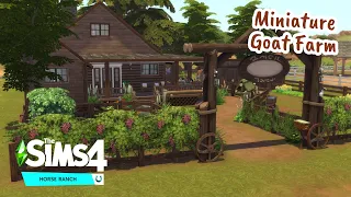Miniature Goat Farm 🐐 The Sims 4 Horse Ranch | Speed Build No Voiceover #thesims4 #speedbuild #sims4