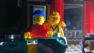 Lego man does graffiti in Ninjago (for @Aminecraftg0d stop motion contest)