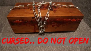Opening a Real Cursed Dybbuk Box (Gone Wrong) Demon Box Very Scary 3AM