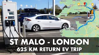 625km EV drive in France with Ioniq 28kWh: how easy?