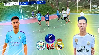 UEFA CHAMPIONS LEAGUE REAL MADRID vs MAN CITY GAME 5 vs 5 FOOTBALL CHALLENGES 2020 ‹Rikinho›