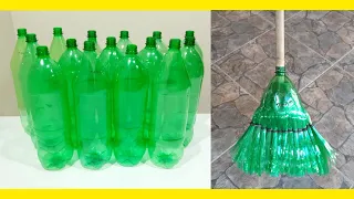 ideia de como fazer vassoura de garrafa pet, ideia de como ganhar dinheiro reciclando garrafa pet
