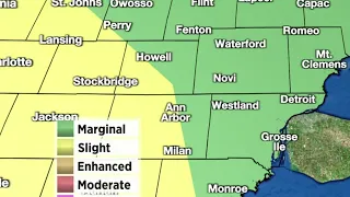 Metro Detroit weather: Nice Tuesday, tracking potential severe storms tomorrow