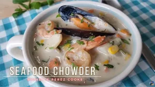 Quick and Easy Seafood Chowder, Creamy and Delicious/ Soup Recipe