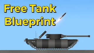 SFS Tank + Blueprint