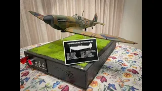 First start up of the Hachette Spitfire Mk 1a with modified base