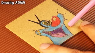 __Listen to a Oggy Drawing__Part 49✏️ Pencil Sound ㅣ ASMR (No Talking)