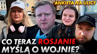 Co teraz Rosjanie myślą o wojnie? Ankieta na ulicy.