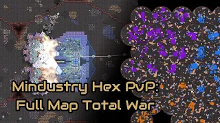 Mindustry Hex PvP: 5 Player FFA Fills the Entire Map with Total War