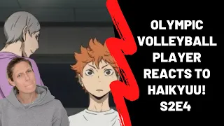Olympic Volleyball Player Reacts to Haikyuu!! S2E4: "Center Ace"