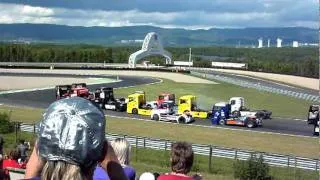 Truck racing in Most, czech republic, August 2011