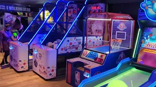 Planet Hollywood Resort in Cancun Mexico Trampolines and Arcade area for kids