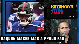 Saquon Barkley makes Max Kellerman proud to be a New York Giants fan 👏 | KJM