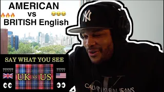 AMERICAN vs BRITISH English **50 DIFFERENCES**| HARLEM NEW YORKER (INTERNATIONAL FERG) REACTION