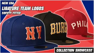 Vintage Ligature Teams 59Fifty Fitted Caps Collection | 5950 Ligature Phillies, Pirates, NY Mets Cap