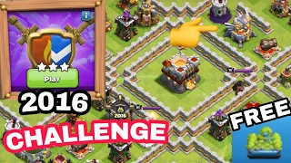 Easily 3 Star tha 2016 challenge | clash of clans | coc 10th anniversary challenge 😍
