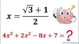 Evaluate The Polynomial | Fast & Easy Way to Solve | Olympiad Math Question