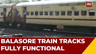 Watch: Balasore Train Tracks Fully Functional Within 51 Hours Of Biggest Train Tragedy