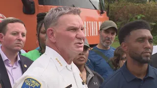 Police provide update on mass shooting in Baltimore