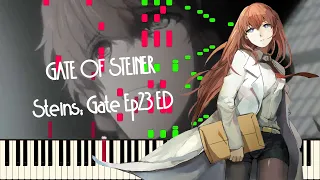 【Arrangement】GATE OF STEINER - Steins; Gate 0 Ep23 ED